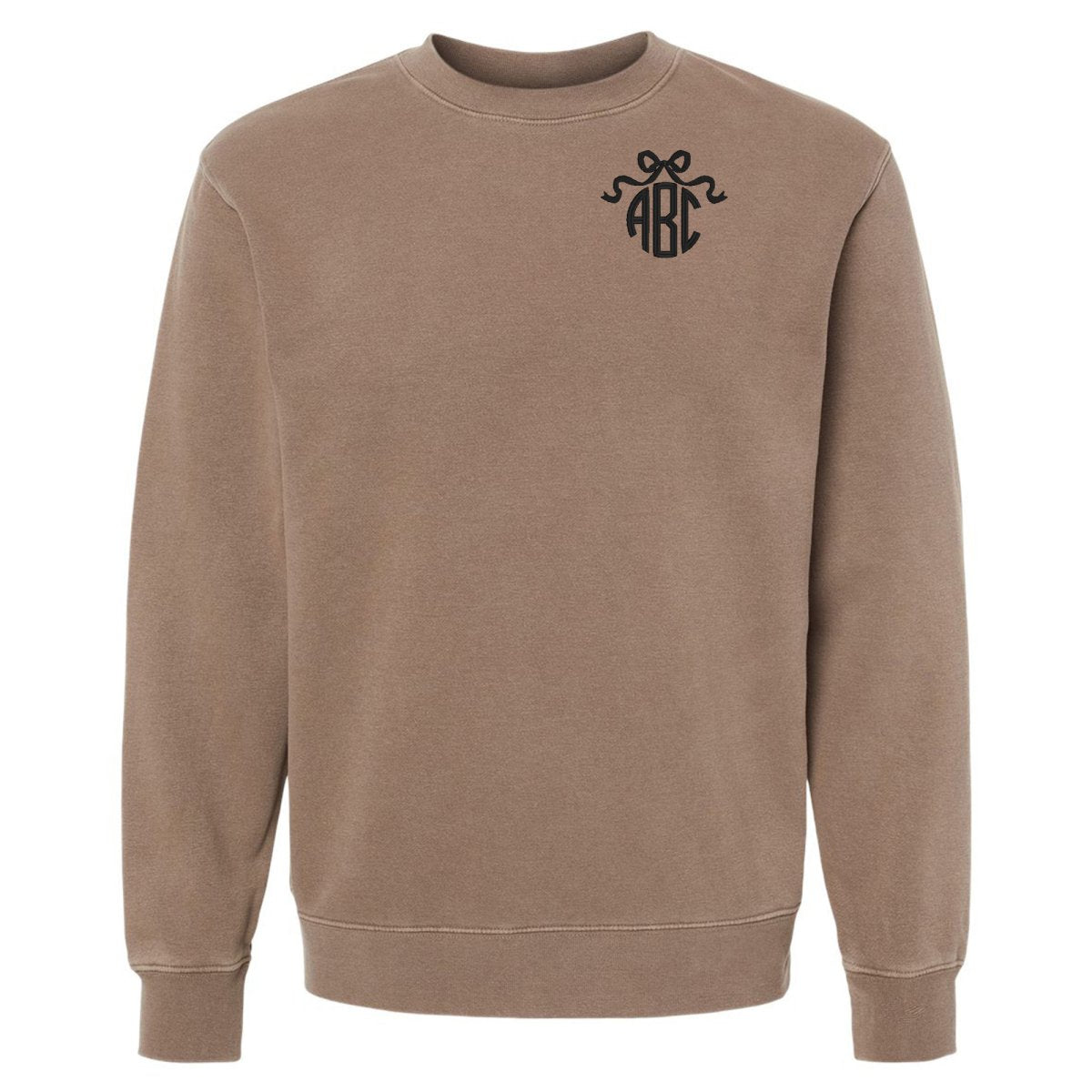 Monogrammed 'Bow' Cozy Crew