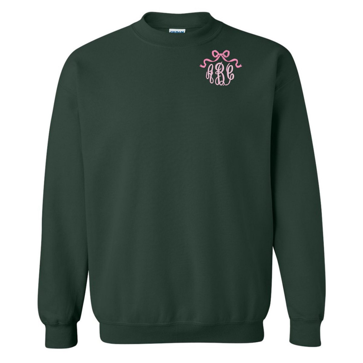 Monogrammed 'Bow' Crewneck Sweatshirt