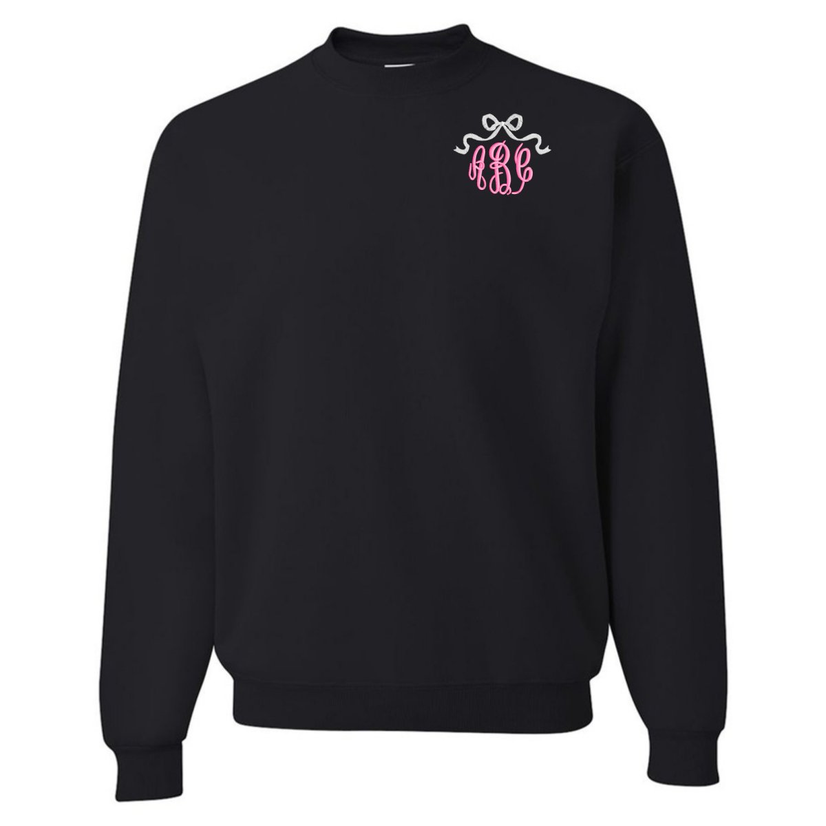Monogrammed 'Bow' Crewneck Sweatshirt