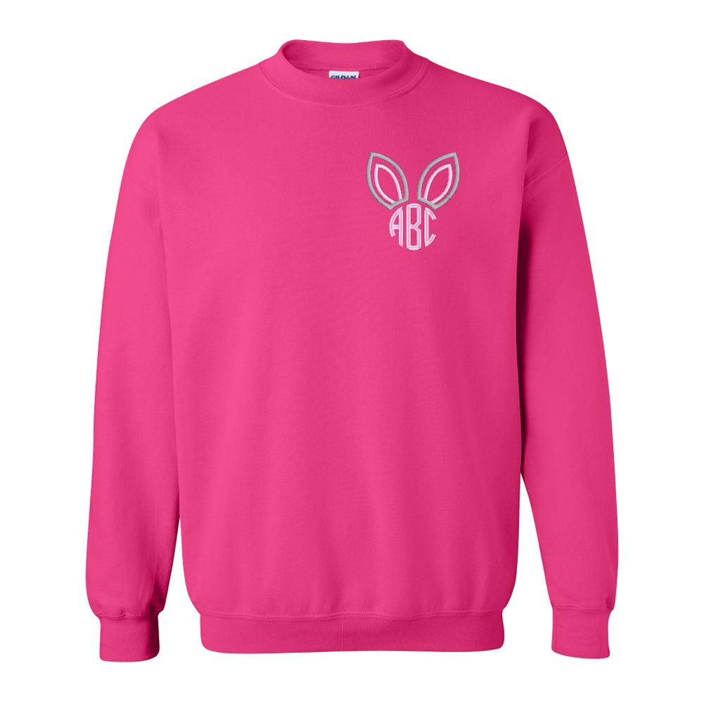 Monogrammed Bunny Ears Crewneck Sweatshirt