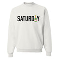 Monogrammed 'Champagne Saturday' Crewneck Sweatshirt