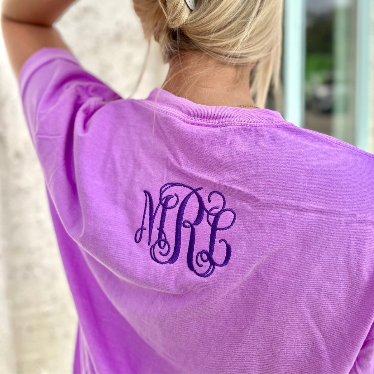 Monogrammed Comfort Colors T-Shirt
