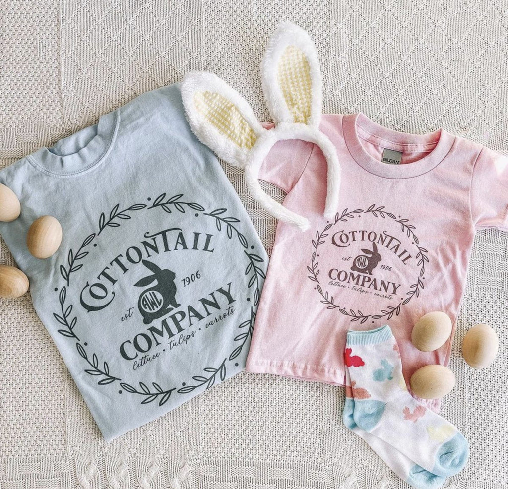 Monogrammed 'Cottontail Company' Crewneck Sweatshirt