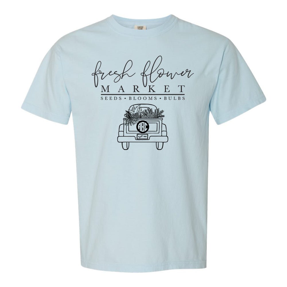 Monogrammed 'Flower Market' T-Shirt