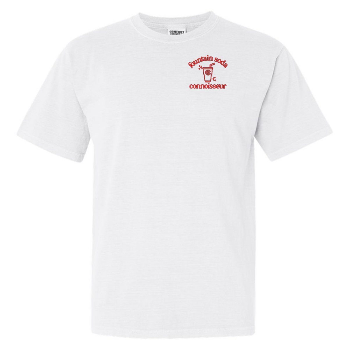 Monogrammed 'Fountain Soda Connoisseur' T-Shirt