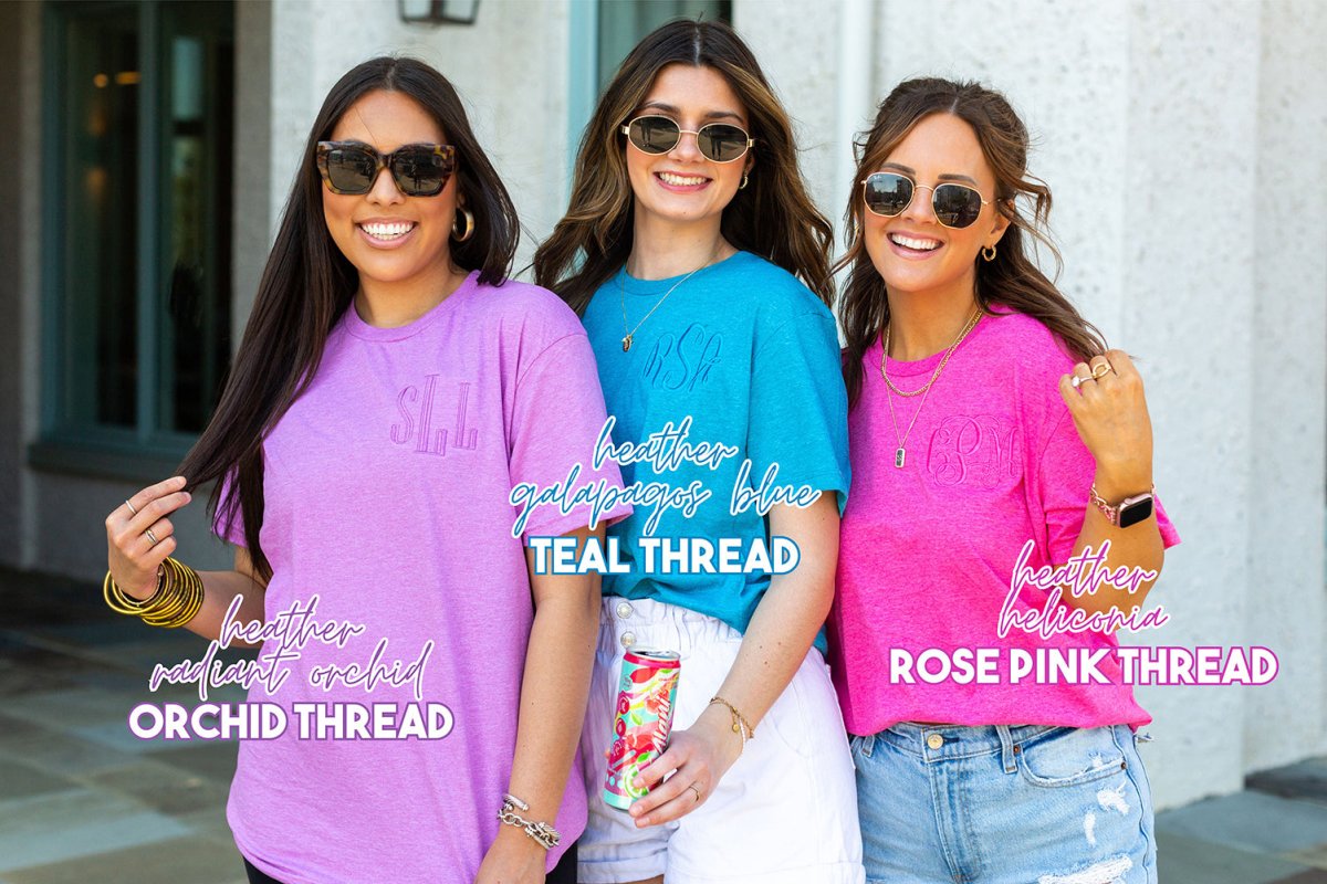 Monogrammed Heathered T-Shirt