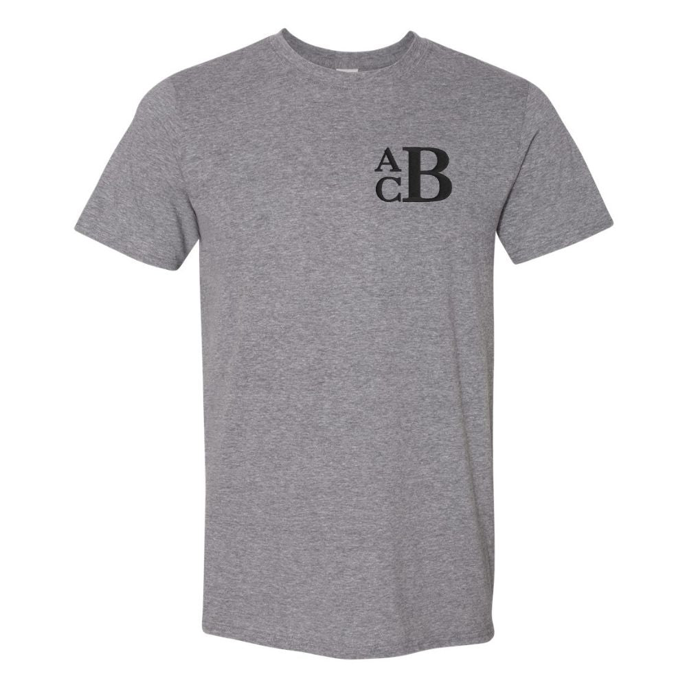 Monogrammed Heathered T-Shirt