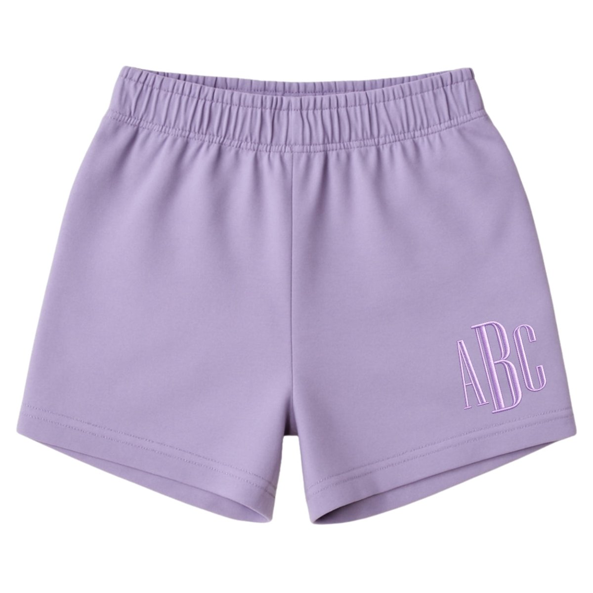 Monogrammed Ladies Fleece Cloud Shorts
