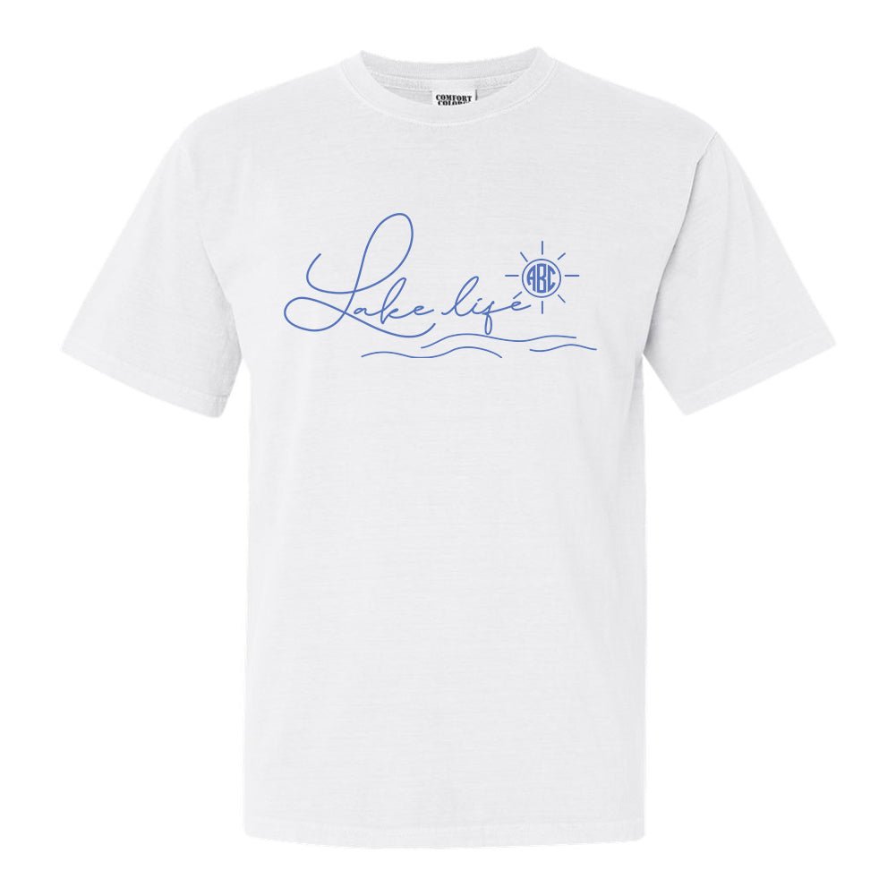 Monogrammed 'Lake Life' T-Shirt