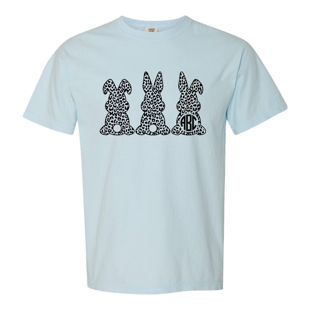 Monogrammed 'Leopard Bunnies' T-Shirt