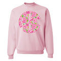 Monogrammed Lilly Big Print Crewneck Sweatshirt