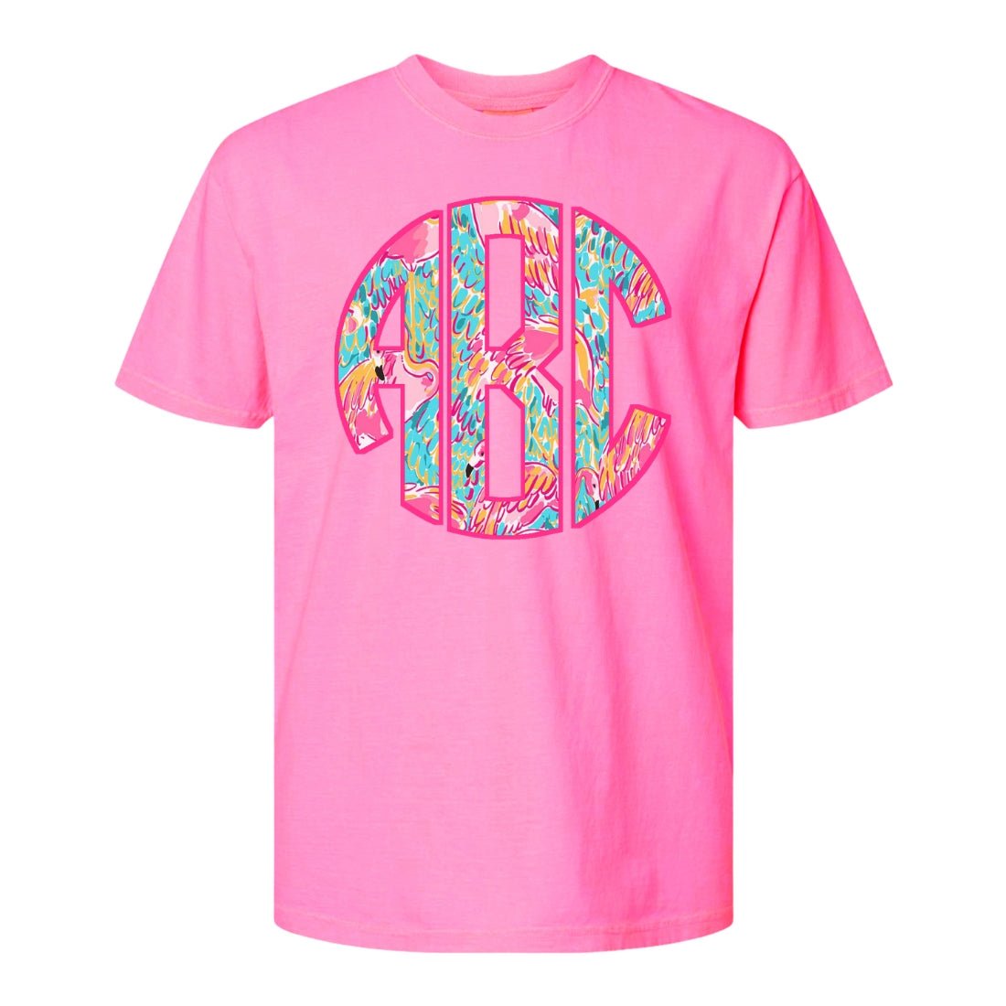Monogrammed Lilly Big Print T-Shirt