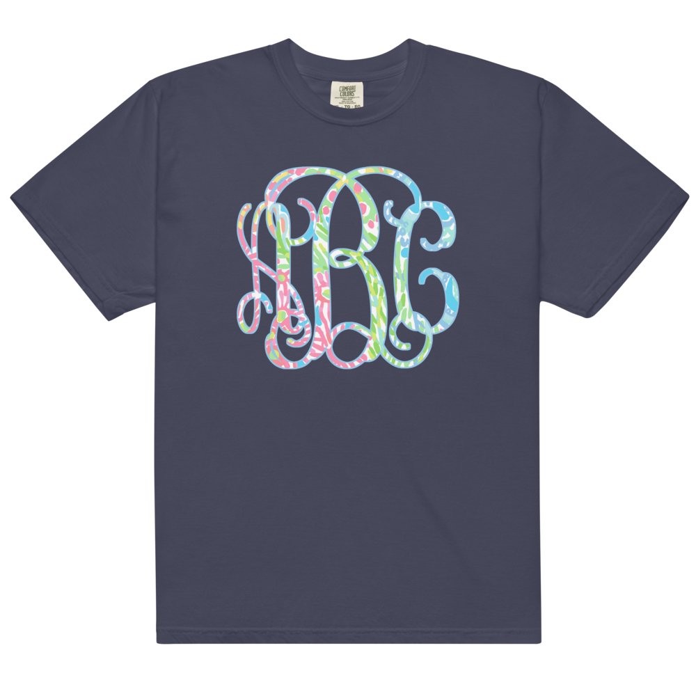 Monogrammed Lilly Big Print T-Shirt