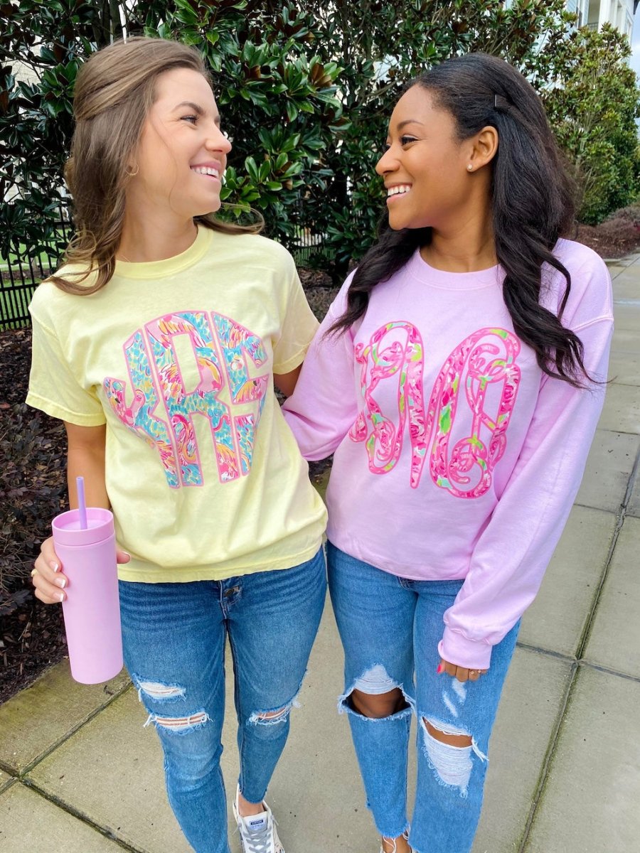 Monogrammed Lilly Big Print T-Shirt