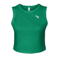 Monogrammed Muscle Crop Tank