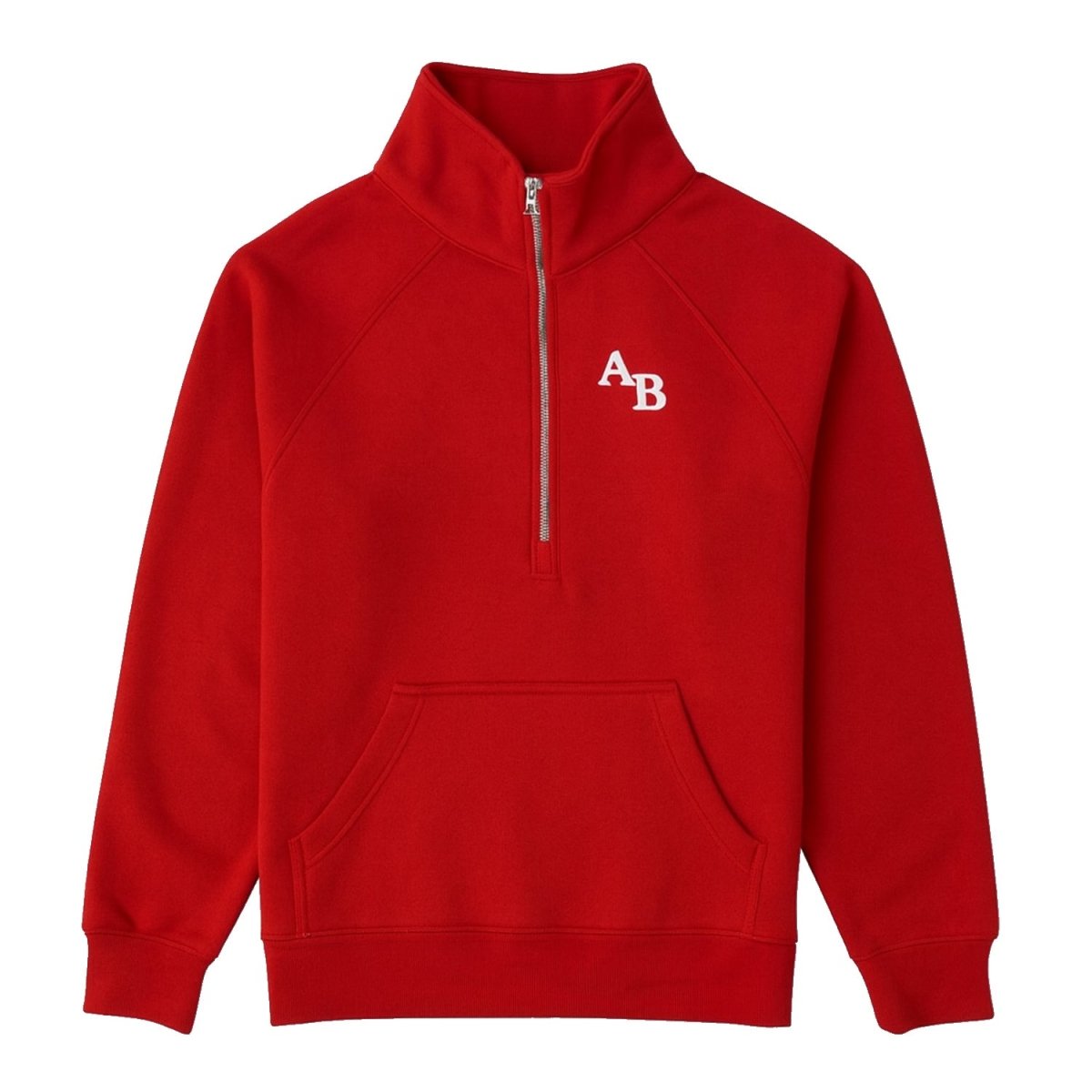 Monogrammed Pocket Quarter Zip Sweatshirt