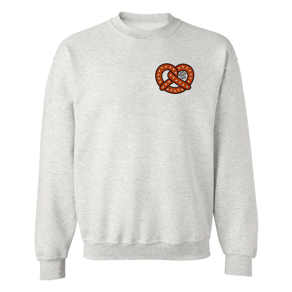 Monogrammed Pretzel Crewneck Sweatshirt