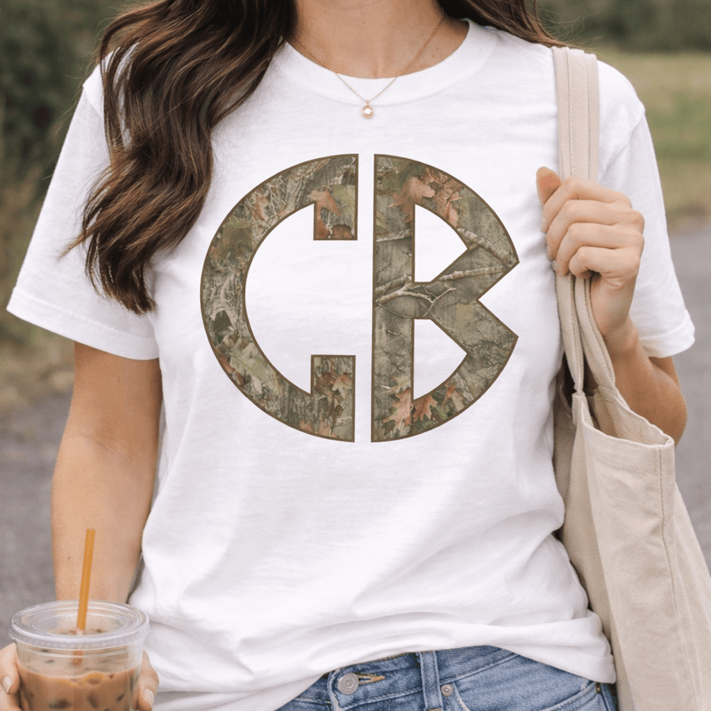Monogrammed 'RealTree Camo' Big Print T-Shirt