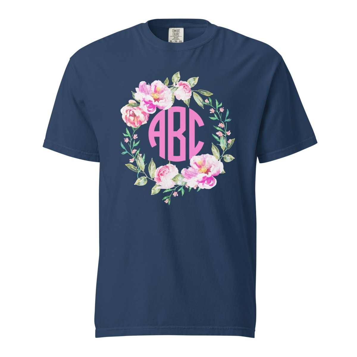 Monogrammed 'Spring Flowers' T-Shirt