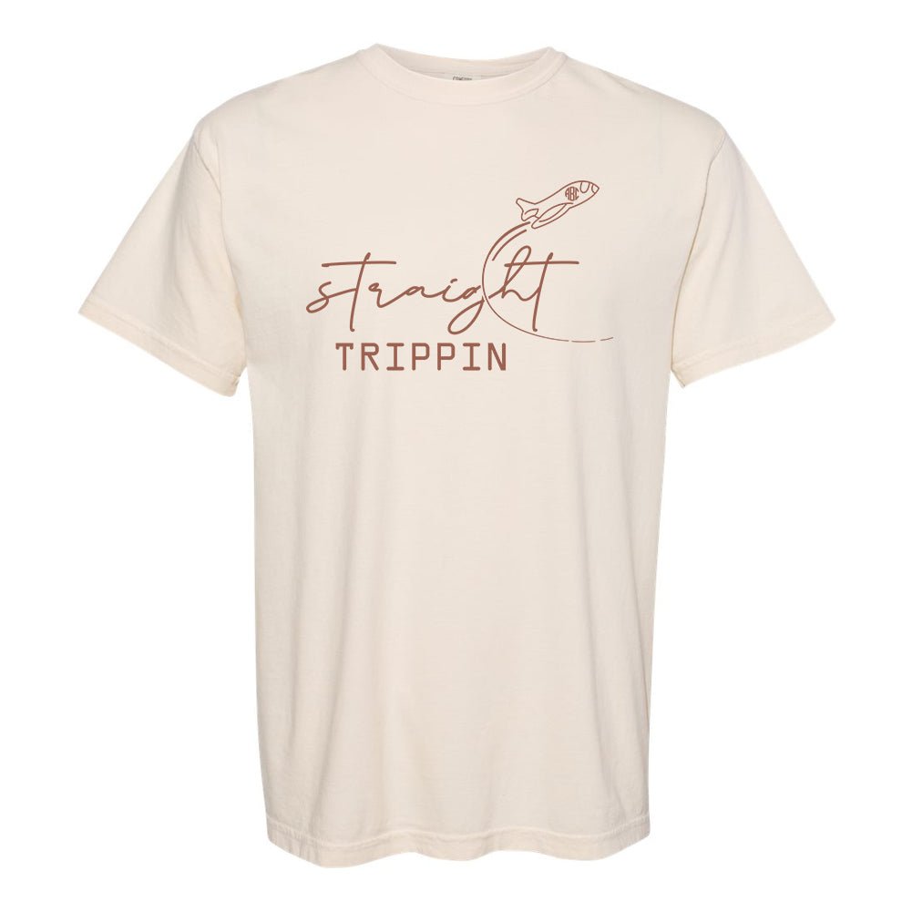 Monogrammed 'Straight Trippin' T-Shirt
