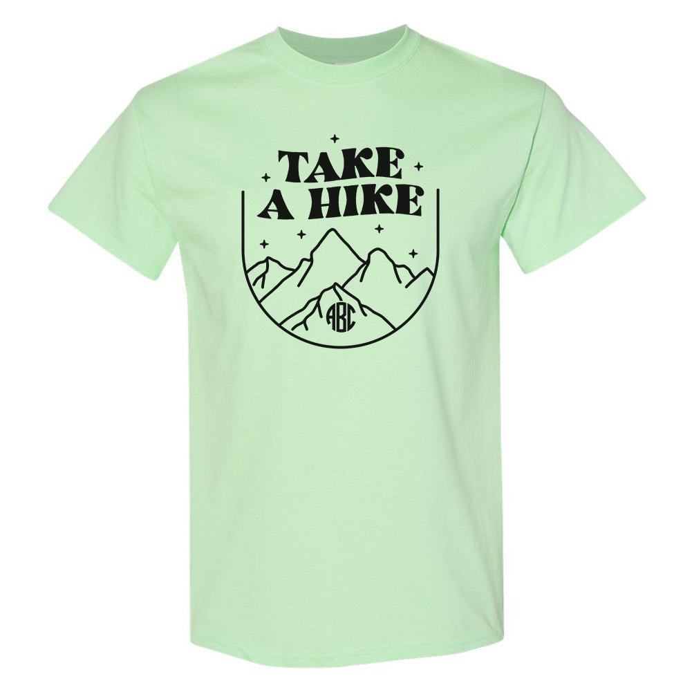 Monogrammed 'Take a Hike' Basic T-Shirt