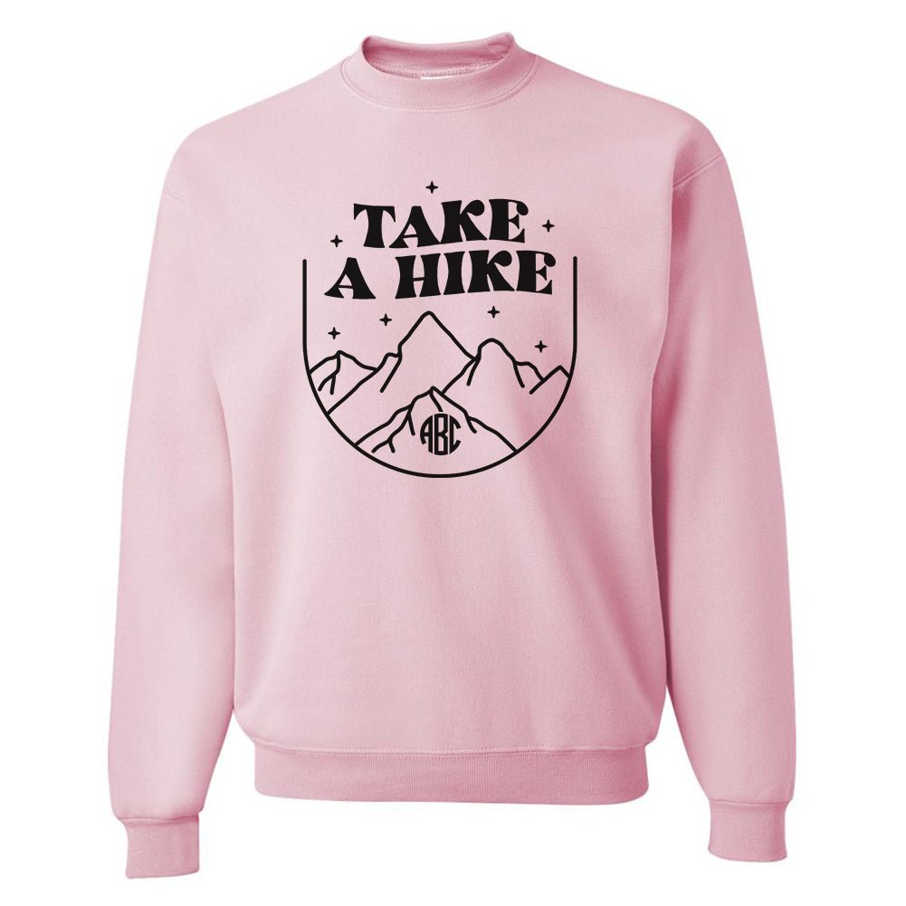 Monogrammed 'Take A Hike' Crewneck Sweatshirt