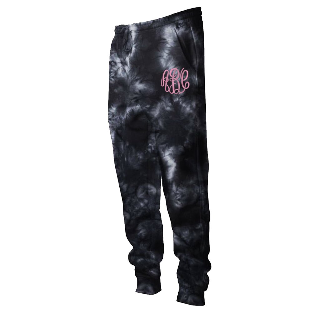 Monogrammed Tie Dye Joggers