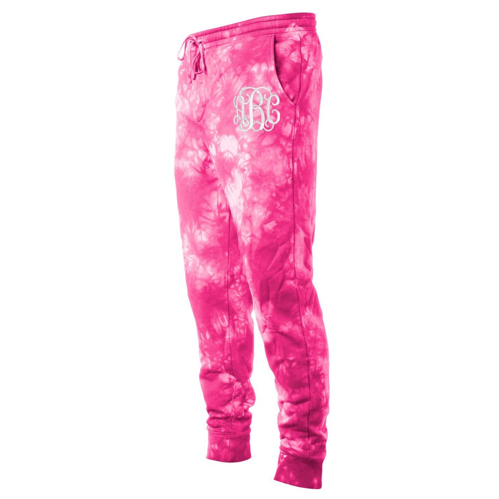 Monogrammed Tie Dye Joggers