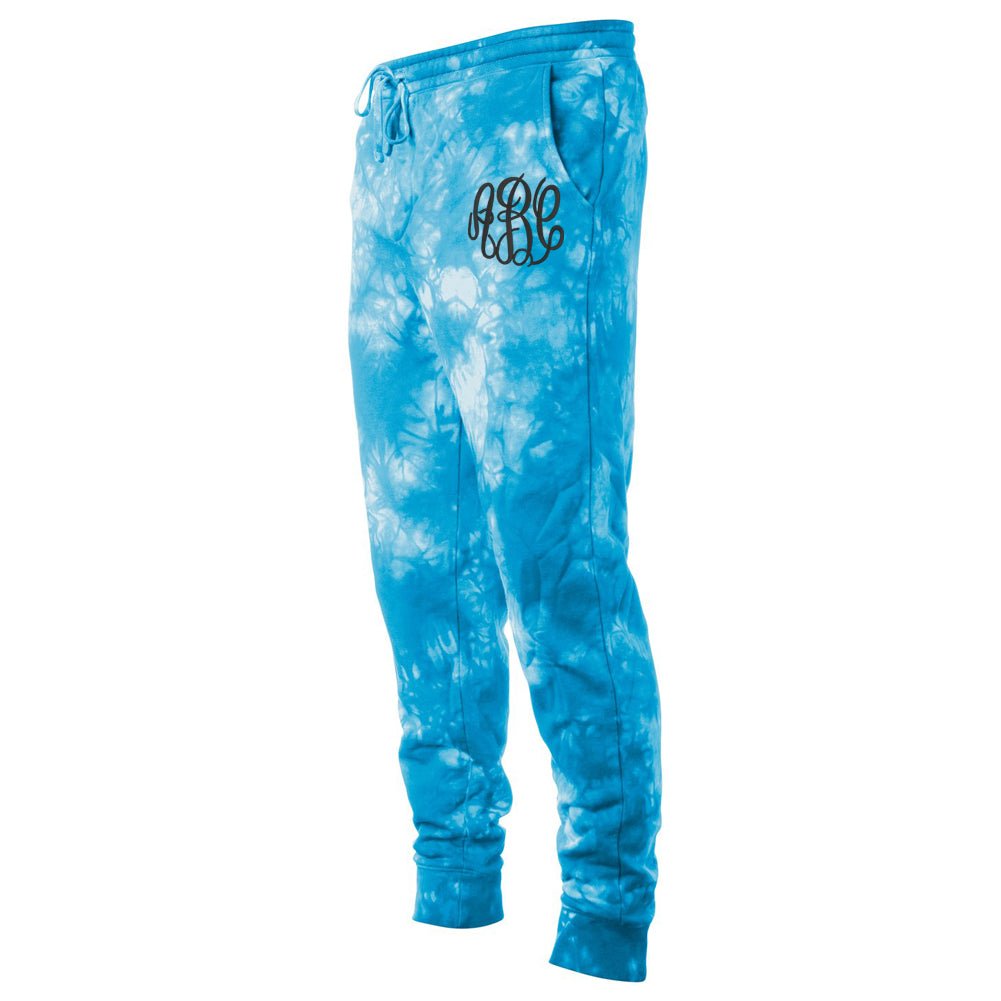 Monogrammed Tie Dye Joggers