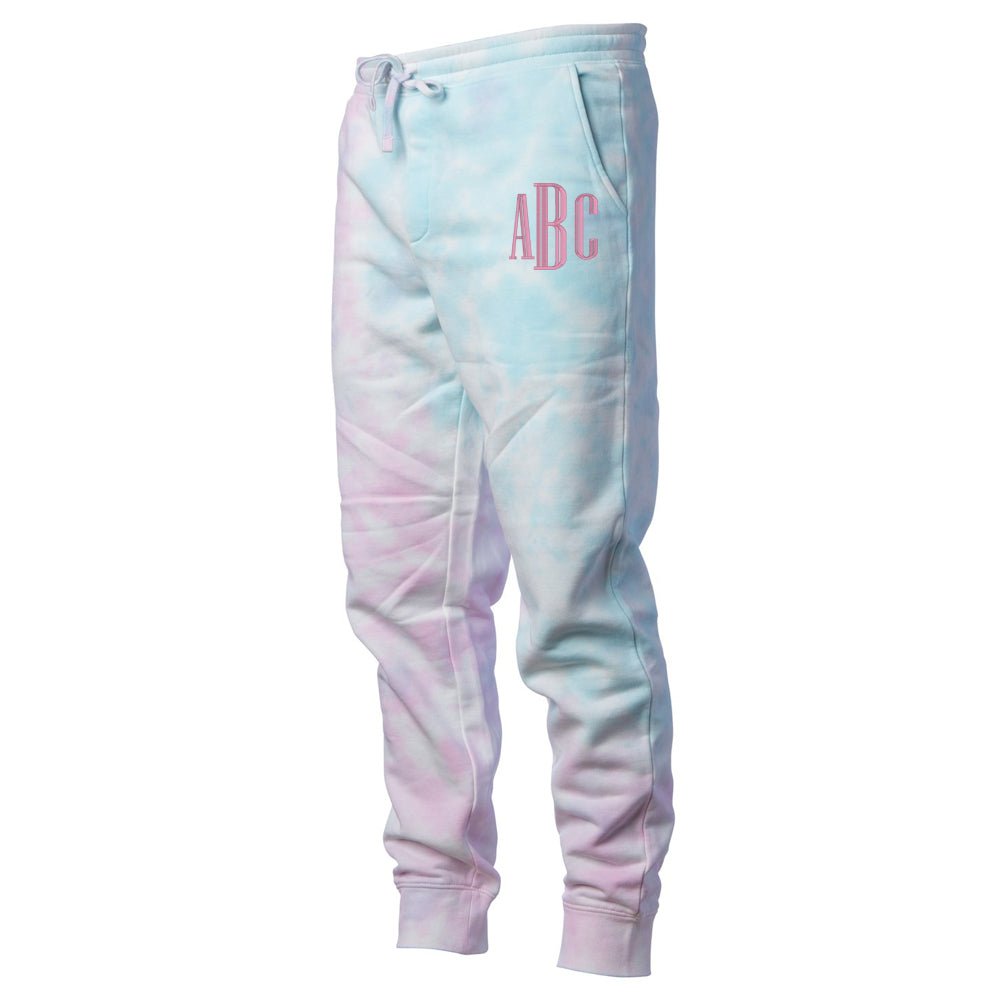 Monogrammed Tie Dye Joggers