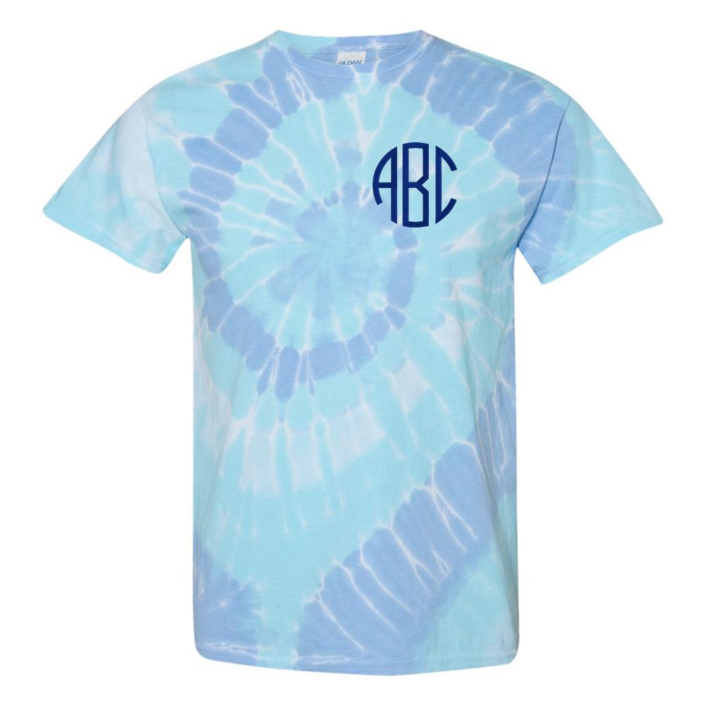 Monogrammed Tie Dye T-Shirt