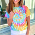 Monogrammed Tie Dye T-Shirt