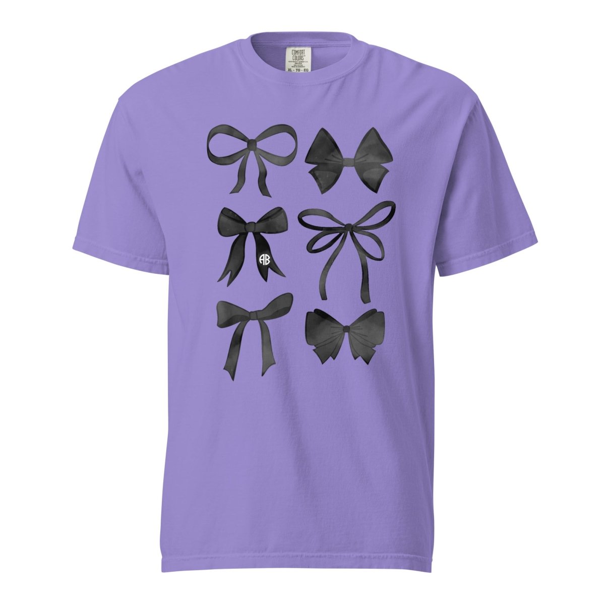 Monogrammed 'Watercolor Bows' T-Shirt