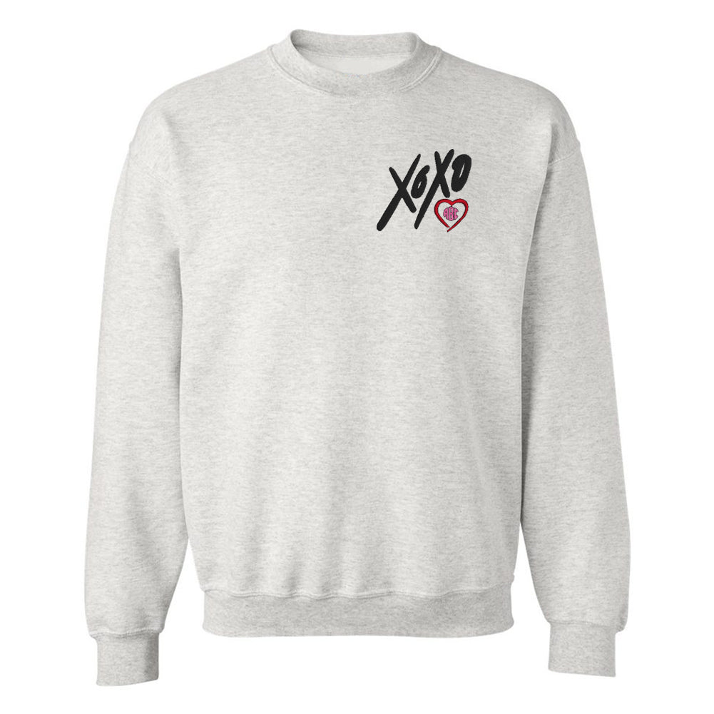 Monogrammed 'XOXO' Crewneck Sweatshirt