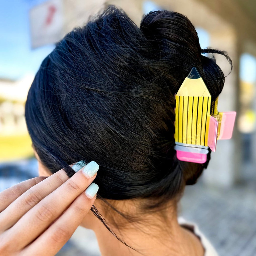 Pencil Hair Claw Clip
