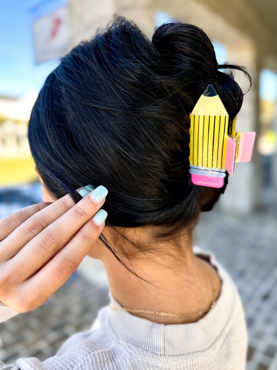 Pencil Hair Claw Clip
