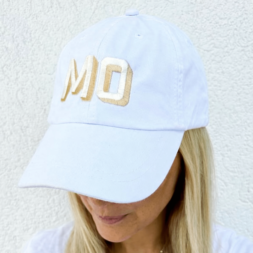 Personalized Shadow Block Initials Baseball Hat