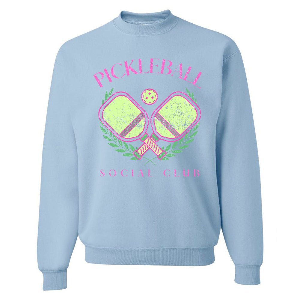 'Pickleball Social Club' Crewneck Sweatshirt