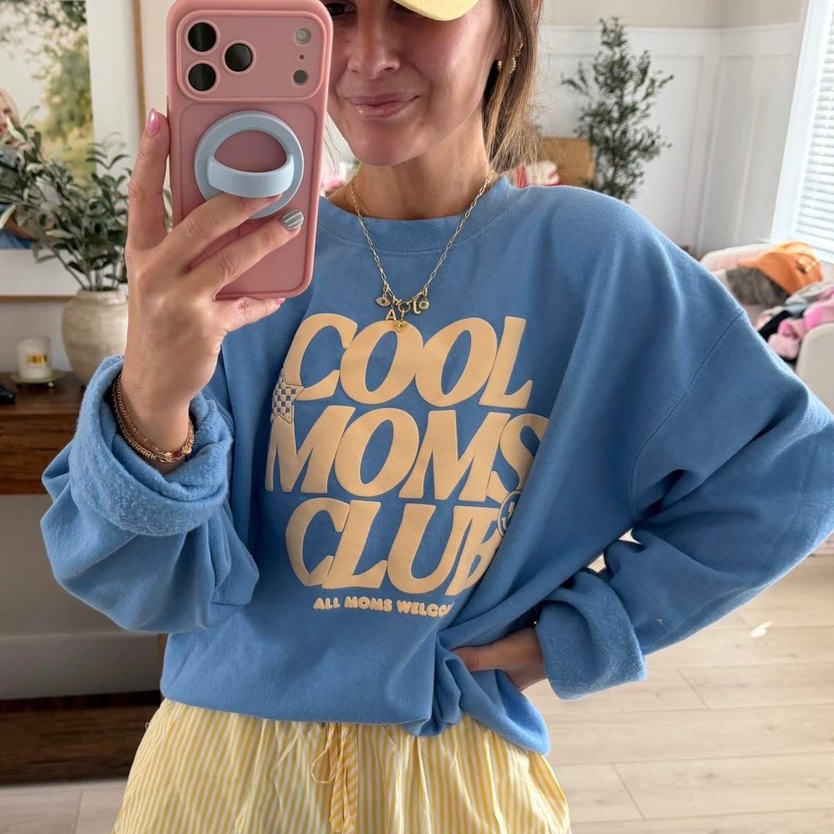PUFF 'All Moms Welcome' Crewneck Sweatshirt