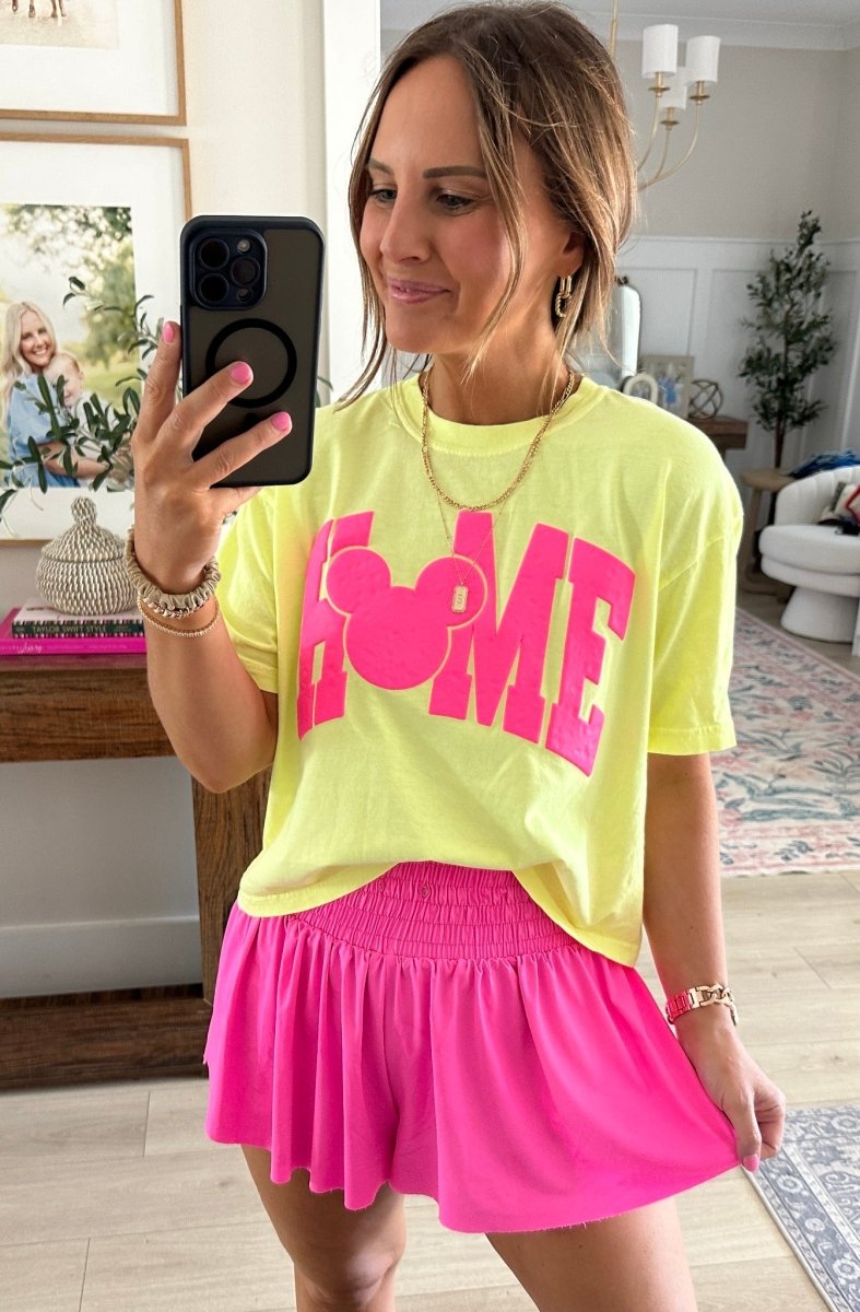 PUFF 'Disney Is HOME' Boxy Tee