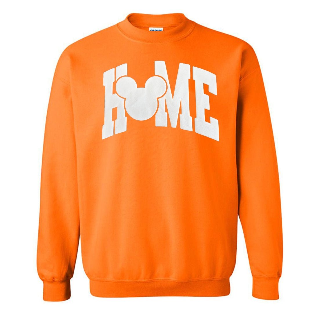 PUFF 'Disney is  HOME' Neon Sweatshirt