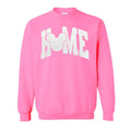 PUFF 'Disney is  HOME' Neon Sweatshirt