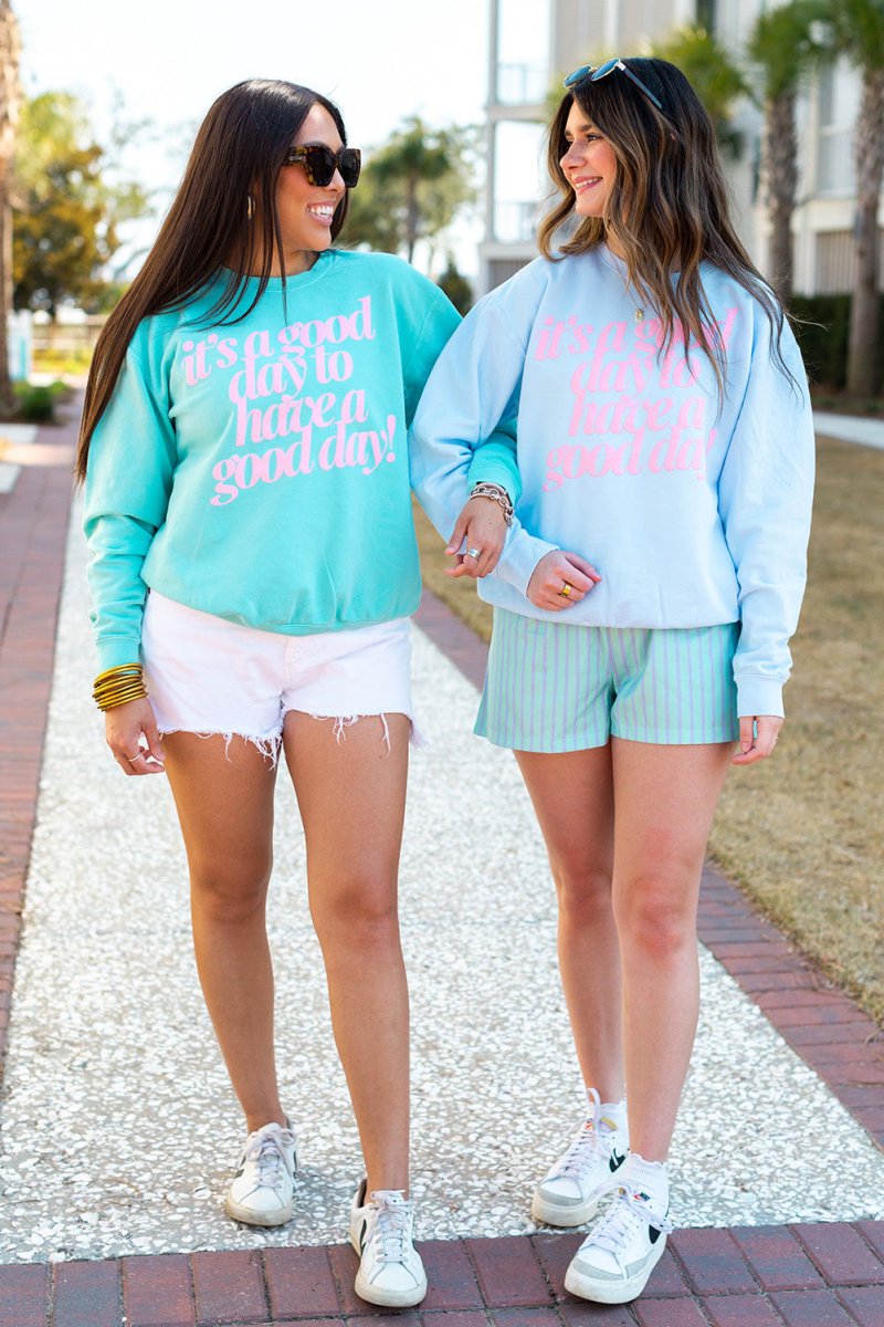 PUFF 'Good Day²' Lightweight Sweatshirt