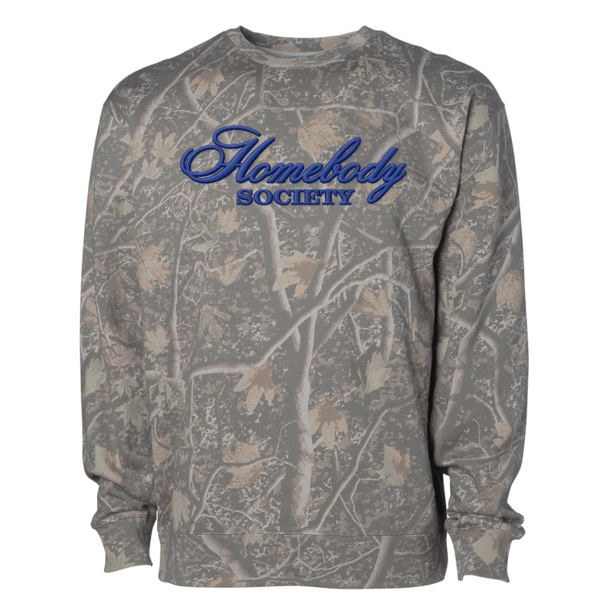 PUFF ‘Homebody’ Camo Hideaway Crewneck