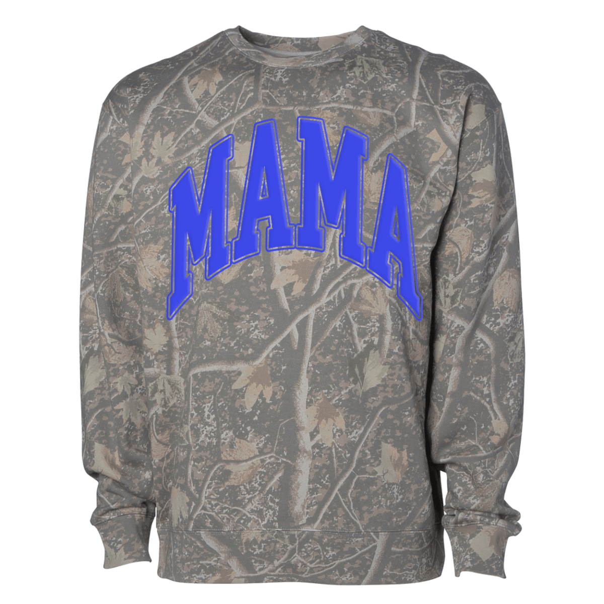 PUFF 'Mama' Camo Hideaway Crewneck