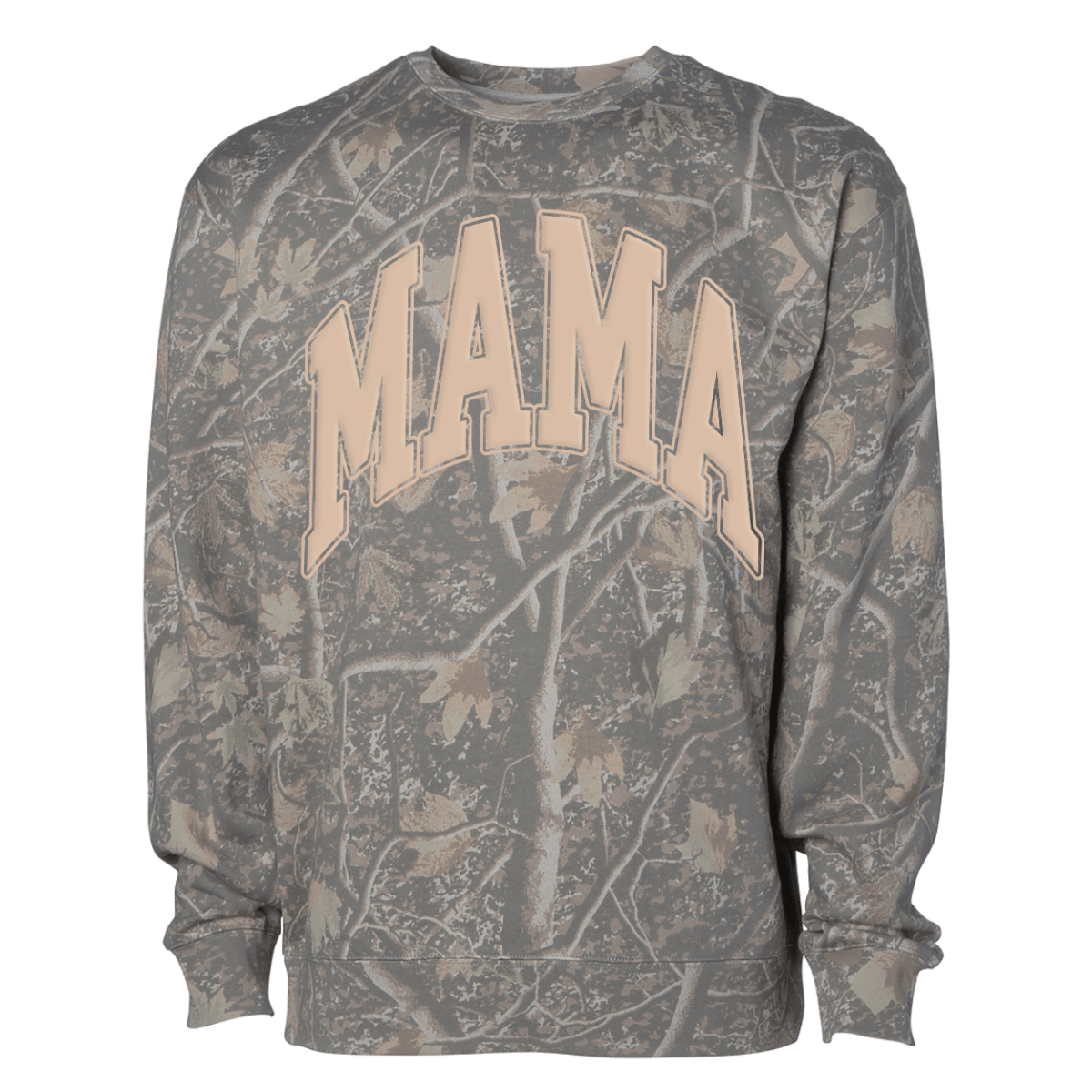 PUFF 'Mom Life' Camo Hideaway Crewneck
