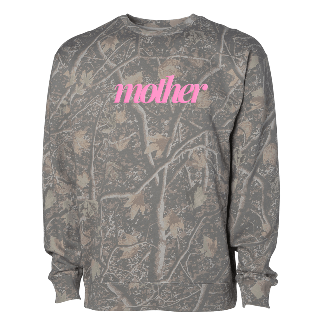 PUFF 'Mom Life' Camo Hideaway Crewneck