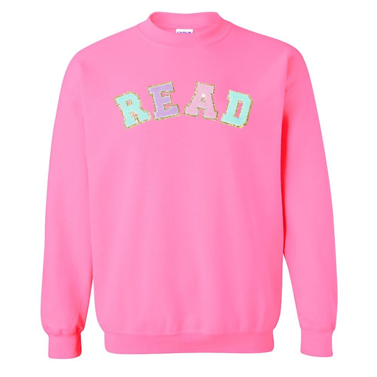 Read Letter Patch Crewneck Sweatshirt