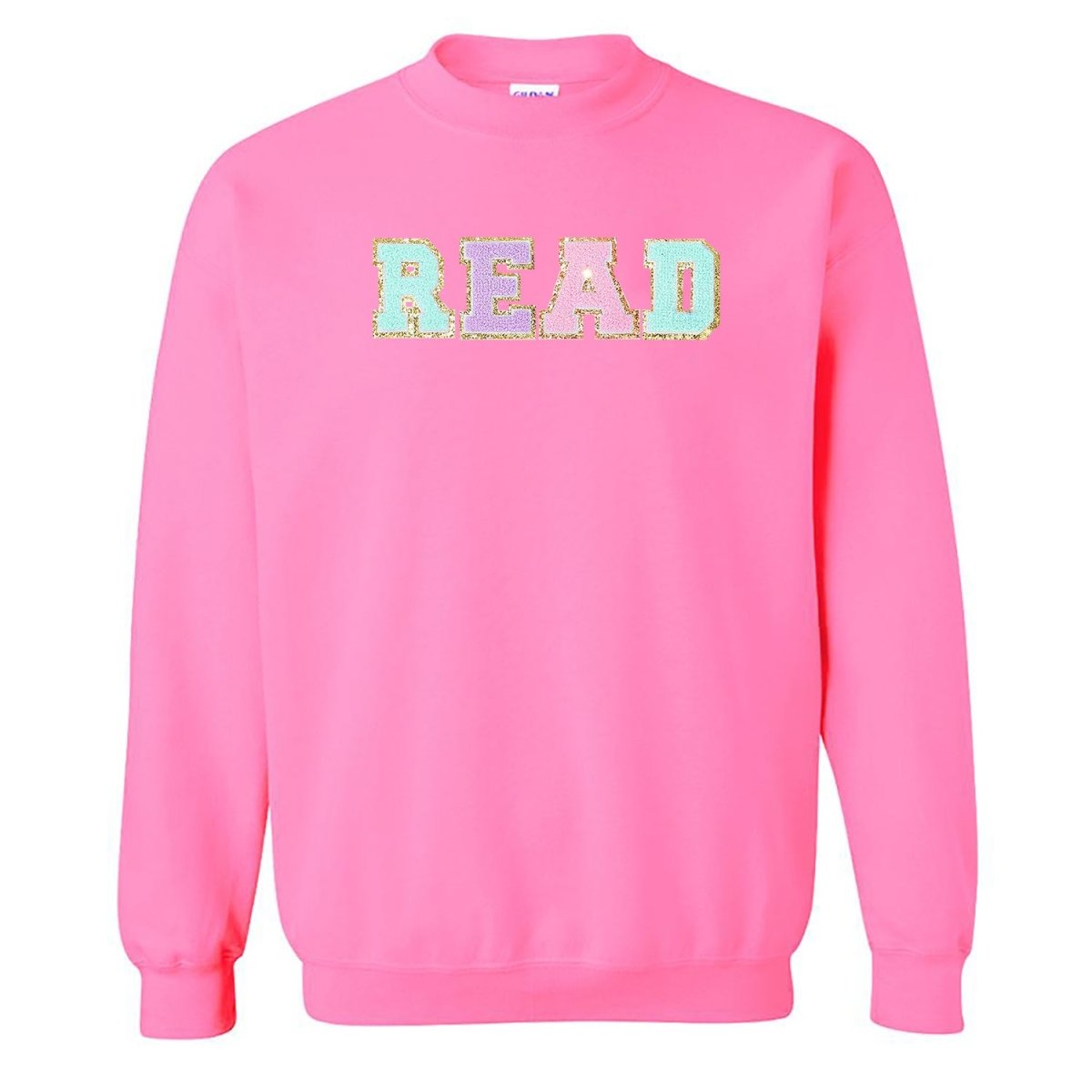 Read Letter Patch Crewneck Sweatshirt