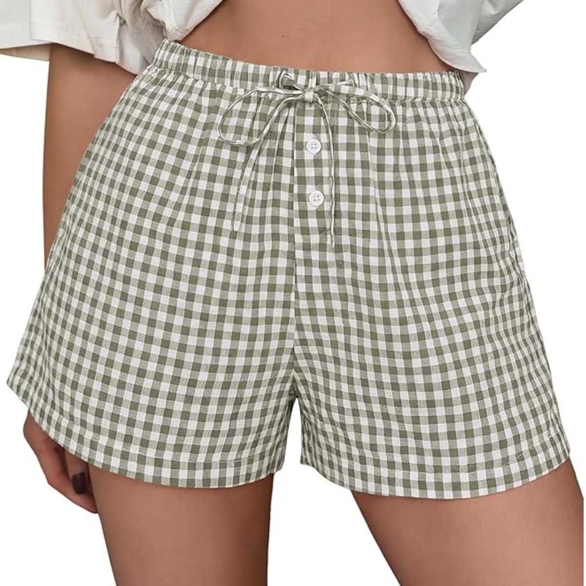 'Slow Sundayzy' Gingham Boxers